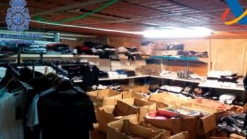 La Policía desmantela en Girona el principal punto de distribución de artículos falsificados de la UE