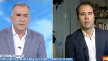 El periodista de ABC que acusa a Sánchez de plagiar su tesis insiste en TVE: 