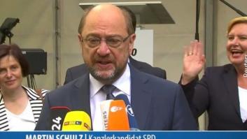 La vergonzosa actitud de esta diputada alemana mientras Schulz condena el atentado de Barcelona