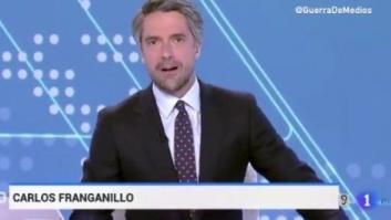 Así ha sido el estreno de Juan Carlos Franganillo en el Telediario 2 de TVE