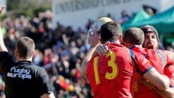 España tiene pie y medio en el Mundial de Rugby tras ganar 22-10 a Rumanía
