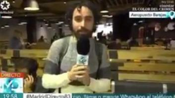 Roban el abrigo a un reportero durante una conexión para 'Madrid Directo'