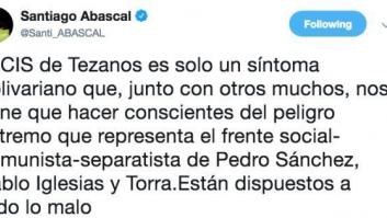 PP, Cs y Vox se lanzan contra el CIS de Tezanos: "Síntoma bolivariano", "Nochevieja de José Mota", "broma nacional"