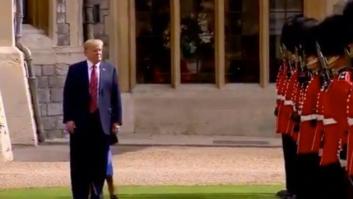 Trump exaspera a la reina Isabel II de Inglaterra durante la revista a la Guardia Real