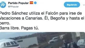 Lo que el PP olvida cuando critica a Pedro Sánchez por usar el Falcon