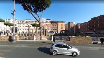 Incredulidad por lo que muestra Google Maps cuando buscas esta calle de Roma