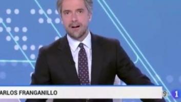 La pillada a Carlos Franganillo en pleno Telediario de TVE cuando informaba sobre Cataluña: "¿A dónde vamos?"