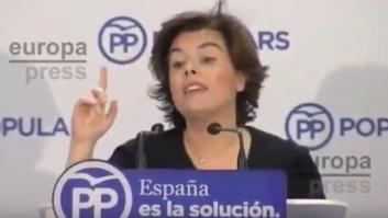 A Sáenz de Santamaría se le vuelve este vídeo en contra tras los resultados del 21-D