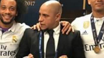 La imagen de Roberto Carlos 'matando' con la mirada a Modric que ya es viral
