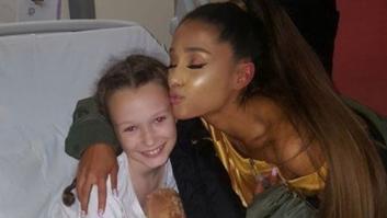 Ariana Grande visita a las víctimas del atentado de Manchester