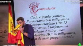 Un juzgado de Madrid cita a declarar a Dani Mateo por sonarse con la bandera de España