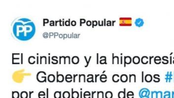 El dardo del Partido Popular a Pedro Sánchez en Twitter por lo que ha dicho de los presupuestos