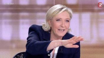 Lo mejor que verás del debate Le Pen-Macron es este gif