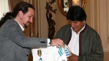 La razón por la que este regalo de Iglesias a Evo Morales está generando críticas
