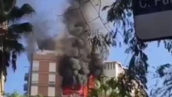 Un muerto en el incendio en un bloque de Sarrià-Sant Gervasi (Barcelona)