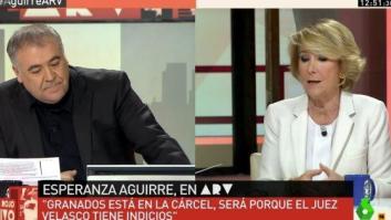 Esperanza Aguirre: "Yo soy la principal víctima de la corrupción"
