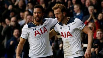 La celebración de estos jugadores del Tottenham que firmaría 'El Príncipe de Bel-Air'