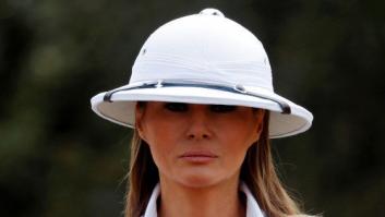 Críticas generalizadas a Melania por visitar África con este sombrero (y todo lo que representa)