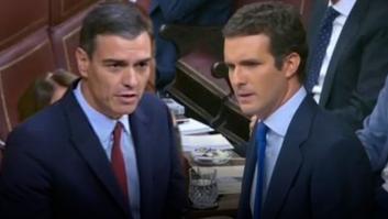 Casado y Sánchez: todos sus rifirrafes en el debate de investidura