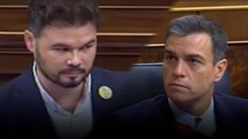 Todos los rifirrafes entre Rufián y Sánchez en el debate de investidura