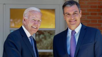 Joe Biden y Pedro Sánchez comparecen desde La Moncloa