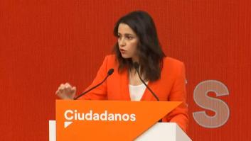 Inés Arrimadas descarta un pacto de Ciudadanos con el PSOE