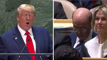 El secretario de Comercio de EE. UU. echa una cabezada durante el discurso de Trump