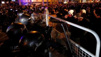Noche de máxima tensión por los disturbios en Barcelona