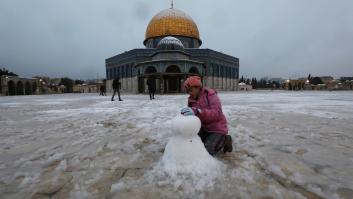 Jerusalén se cubre de blanco por primera vez en seis años