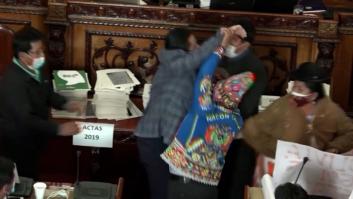 La bochornosa pelea entre dos diputados en el Parlamento de Bolivia
