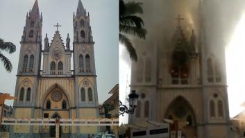 El fuego que destruyó la "Notre Dame" de Guinea Ecuatorial pudo ser intencionado