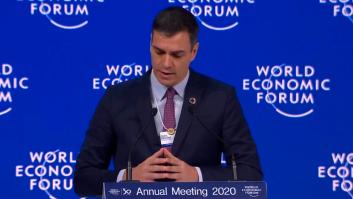 Conferencia de Pedro Sánchez en Davos 2020