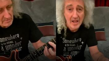 El tutorial de Brian May para tocar con la guitarra el 'We are the champions' de Queen