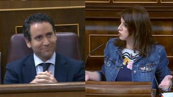Adriana Lastra llama "cacatúa" a García Egea por hablar durante su intervención en el Congreso