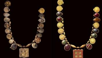 El increíble descubrimiento del collar medieval de oro de 1.300 años de antigüedad
