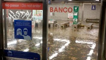 La borrasca Efraín colapsa el Metro de Madrid: líneas cortadas y estaciones anegadas