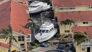 La destrucción del huracán Ian en Florida desde el aire: 