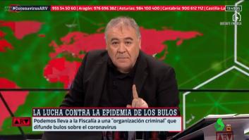 Ferreras, al borde de las lágrimas en 'Al Rojo Vivo' al informar de la muerte de José María Calleja