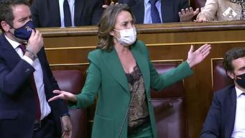 La cara, el gesto y el grito de Egea en el Congreso: hasta se le descoloca la mascarilla