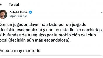 La inesperada respuesta de Damián Mollá, Barrancas en 'El Hormiguero, a este tuit de Rufián