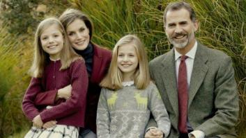 Felicitación de Navidad de la Casa Real: el posado de los reyes Felipe y Letizia con sus hijas Leonor y Sofía
