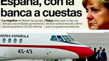 Mariano Rajoy usó el avión militar Falcon para llegar al cierre de la campaña gallega