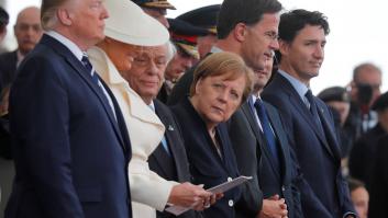 Todos somos Merkel: su mirada a esta escena lo dice todo