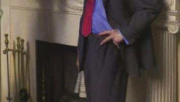 El retrato oficial de Bill Clinton incluía sombras de Mónica Lewinsky