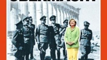 Una portada de 'Spiegel' con Merkel entre nazis desata la polémica