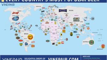 Cervezas del mundo: mapa de la más popular en cada país