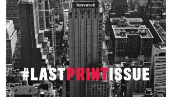 Ésta es la última portada de la revista 'Newsweek', que deja de publicarse en papel (FOTOS)