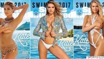 Twitter saca punta a la contradicción de estas portadas de Kate Upton en 'Sports Illustrated'