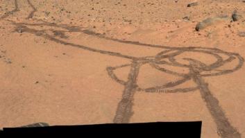 Pene en Marte: un vehículo de la Nasa lo dibuja accidentalmente (FOTO)