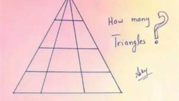 ¿Cuántos triángulos ves aquí? El acertijo que casi nadie acierta